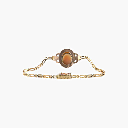 Bracelet Bracelet Or Jaune Camée Fin XIXe 58 Facettes 451