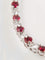 Collier Collier en or blanc, diamants et rubis 58 Facettes