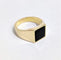 Bague 63 Chevalière or jaune onyx 58 Facettes 1-719/2