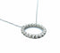 Collier TIFFANY & Co. Collier Open Circle en platine et diamants 58 Facettes