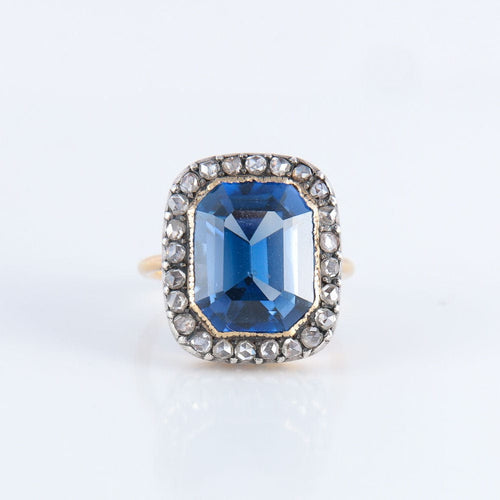 Bague 45.5 Importante bague XIXème 58 Facettes