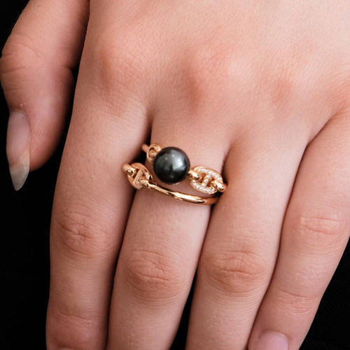 Bague 54 Bague HERMES Albertine double 58 Facettes