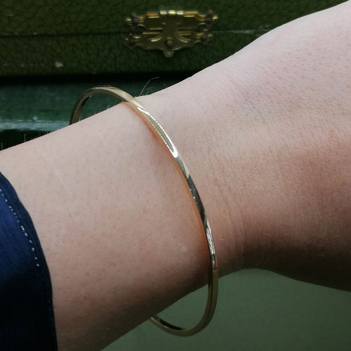 Bracelet Bracelet jonc or jaune 58 Facettes 2733