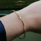 Bracelet Bracelet jonc or jaune 58 Facettes 2733