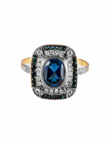 Bague Bague Ancienne Art Déco Vers 1925 58 Facettes