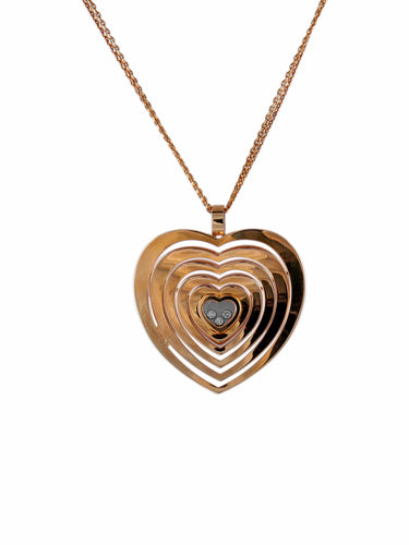 Collier Pendentif Very Chopard Coeur 58 Facettes