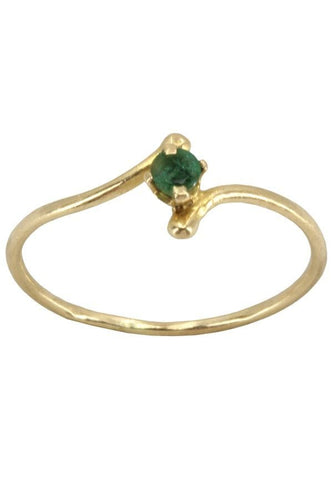 Bague BAGUE MODERNE ÉMERAUDE 58 Facettes 052691