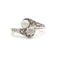 Bague 52 Bague diamants & perle 58 Facettes 230151R