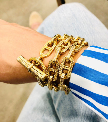 Collier Collier maille marine guillochée, Or jaune 58 Facettes