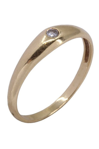 Bague 54 BAGUE JONC ANGLAIS DIAMANTS 58 Facettes 076051