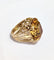 Bague 52 Bague années 60 or jaune et citrine 58 Facettes 1-873/3