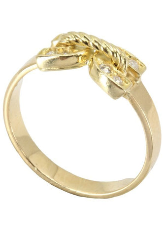 Bague BAGUE DOUBLE C DIAMANTS 58 Facettes 051341