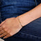 Bracelet Bracelet or jaune et blanc diamants 58 Facettes