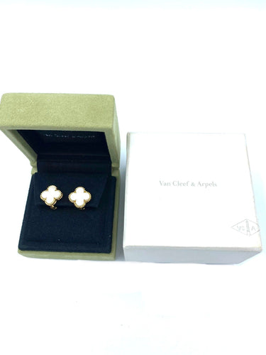Boucles d'oreilles Van Cleef & Arpels-  Boucles d’oreilles Alhambra vintage 58 Facettes