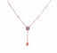 Collier Collier Or rose Diamants 58 Facettes