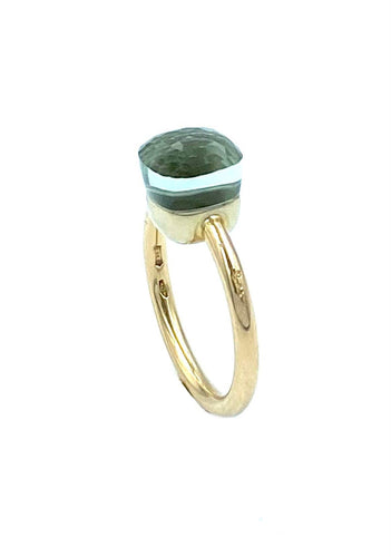 Bague POMELLATO. Bague Nudo petit modèle or rose et prasiolite 58 Facettes