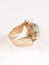 Bague Bague Rétro en or jaune, platine et diamants 58 Facettes