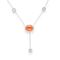 Collier Collier pendentif spessartite diamants 58 Facettes