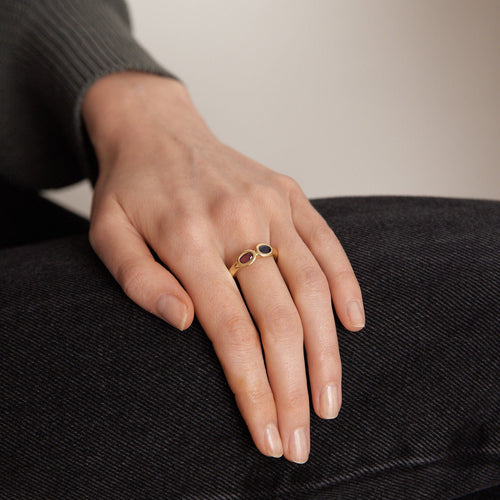 Bague 53 Chaumet - bague rubis, saphir 58 Facettes HS4272