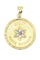 Pendentif MÉDAILLE PORTE BONHEUR 58 Facettes 050331