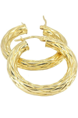 Boucles d'oreilles CRÉOLES MODERNES 58 Facettes 040971