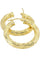 Boucles d'oreilles CRÉOLES MODERNES 58 Facettes 040971