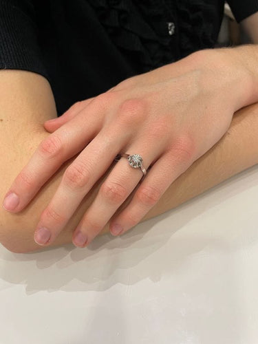 Bague 52 SOLITAIRE ANCIEN 0.28 CARAT 58 Facettes 056671