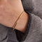 Bracelet Bracelet demi-jonc plat or jaune 58 Facettes