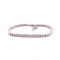 Bracelet Bracelet or blanc boules et barrettes diamants 58 Facettes