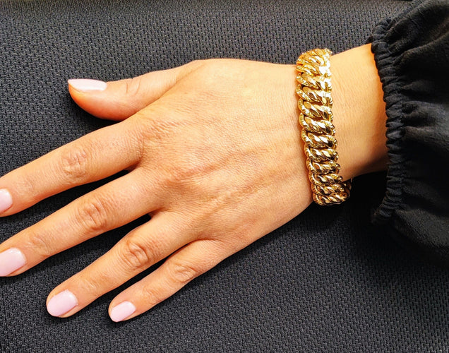 Bracelet Bracelet maille américaine or jaune 58 Facettes RA-570/3