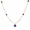 Collier Collier Or, Perles de culture et de Lapis lazuli 58 Facettes APCB-5248217