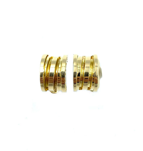 Boutons de manchette BVLGARI. Collection BZero1, boutons de manchette or jaune 58 Facettes