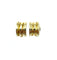 Boutons de manchette BVLGARI. Collection BZero1, boutons de manchette or jaune 58 Facettes