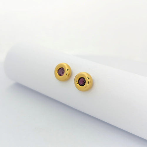 Boucles d'oreilles Boucles d'oreilles or jaune et rubis 58 Facettes 27268
