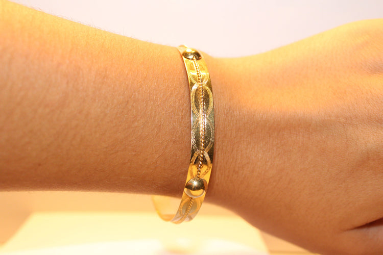 Bracelet Bracelet Plat à décors 58 Facettes 11979