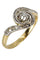 Bague 54 BAGUE TOURBILLON ART NOUVEAU DIAMANTS 58 Facettes 051911