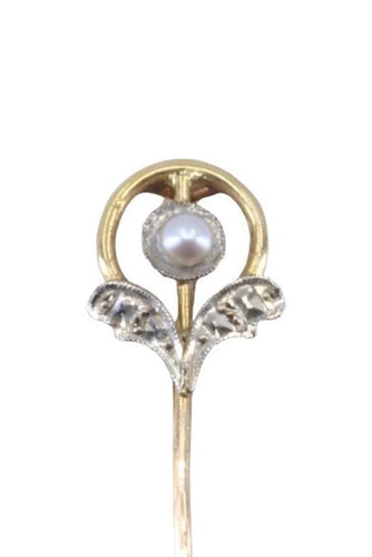 Broche ÉPINGLE ANCIENNE PERLE 58 Facettes 071531