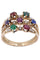 Bague 53 BAGUE TUTTI FRUTTI NAPOLÉON III 58 Facettes 069381