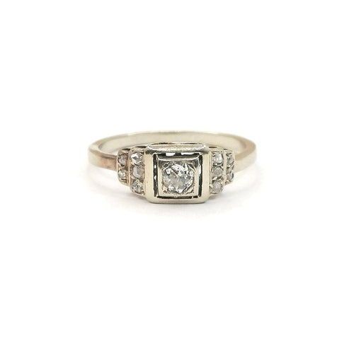 Bague Bague Art Déco diamants 58 Facettes 2019