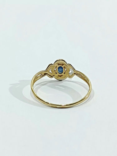Bague 58 Bague Or Et Saphir 58 Facettes 3092/1