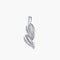 Pendentif Pendentif "feuilles" or blanc et diamants 58 Facettes P21L4