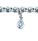Bracelet CHOPARD. Collection Happy Diamonds, bracelet or blanc et breloques 58 Facettes