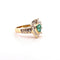 Bague 57 Bague émeraude poire et diamants 58 Facettes