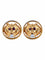 Boutons de manchette Or Jaune / Diamants BOUTONS DE MANCHETTES "LION" OR/DIAMANTS & RUBIS 58 Facettes BO/220050 NSS