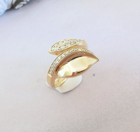 Bague Bague Serpent en Or jaune & Diamants 58 Facettes AB 1039