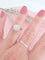 Bague 54.5 Bague Fleur Or deux tons & Diamants 58 Facettes AA 1576
