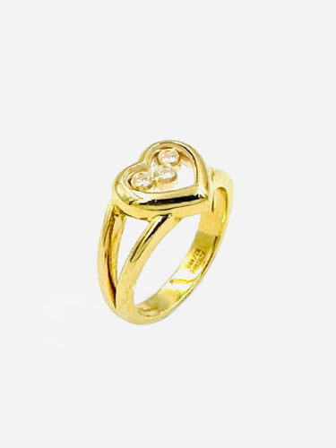 Bague CHOPARD. Bague Happy Diamonds or jaune et diamants 58 Facettes
