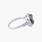 Bague 55 Bague style Art Déco Saphirs Diamants 58 Facettes