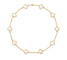 Collier Van Cleef & Arpels. Collier Alhambra Vintage or jaune nacre 58 Facettes