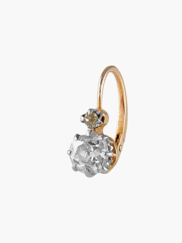 Boucles d'oreilles BOUCLES D'OREILLES "DORMEUSES" OR & DIAMANTS 58 Facettes BO/220006